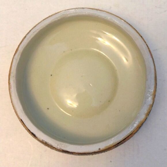 Vintage Satsuma Cloisonné Moriage Round Trinket Dish with Lid - Picture 8 of 15